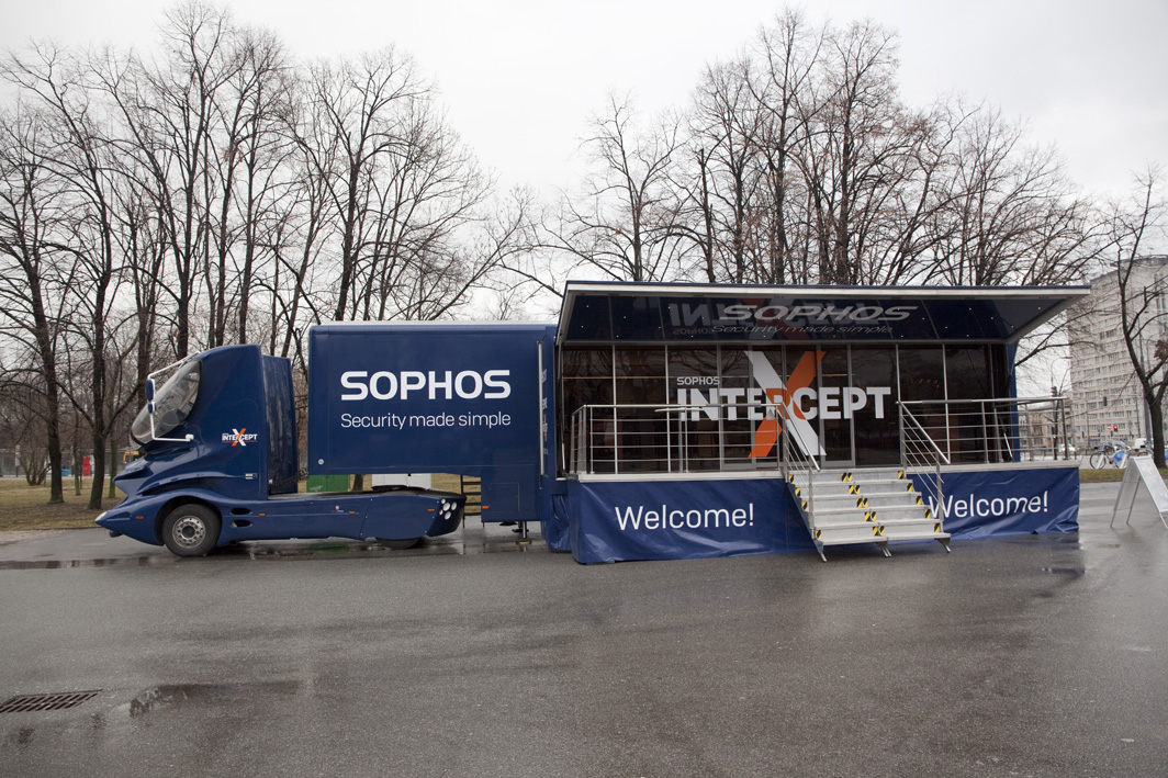 Sophos Truck:  showroom na kółkach