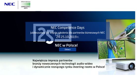 Jubiluszowe NEC Competence Days